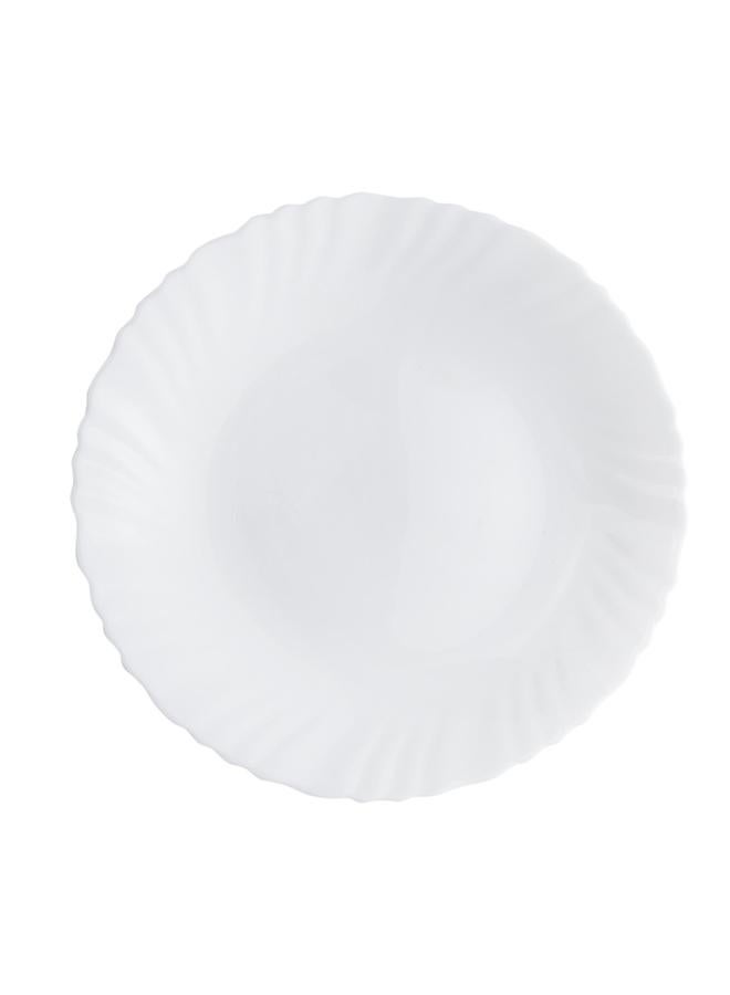 كويزين أرت طقم عشاء أوبال وير أورا 18 قطعة أبيض - Image 2